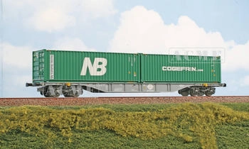 Acme H0 AC40425 60-Fuß-Intermodalwagen Sgnss mit Containern „Nordic Bulkers“ und „Cogefrin“, Ermewa, Ep. V-VI (A.C.M.E.)