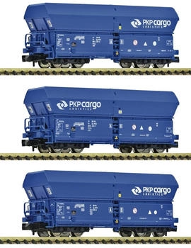 Fleischmann N 3-tlg. Set: Selbstentladewagen, PKP Cargo, Ep. VI (6660086)