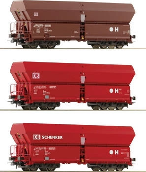 Roco H0 3er-Set Selbstentladewagen der DB AG (6600135)