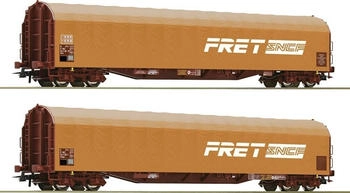 Roco H0 2er-Set Schiebeplanenwagen der SNCF (6600161)