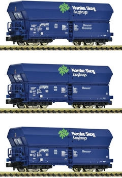 Fleischmann Selbstentladewagen Falns VTG N 3er Set ’Norske Skog’ Ep. VI (6660089)