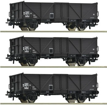 Roco 6600141 H0 3-tlg. Set: Offene Güterwagen Tow „Klagenfurt“ SNCF Ep. III