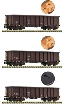 Fleischmann 6660074 N 3er Set Offene Güterwagen Eanos, ÖBB, Ep. VI