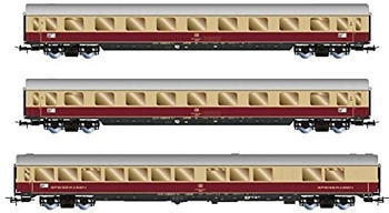 Rivarossi HR4306 DB 3-tlg Set Reisezugwagen TEE Helvetia 1:87 Spur H0