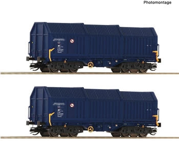 Roco 6680013 2-tlg Set Teleskophaubenwagen ZSSK Cargo Spur TT