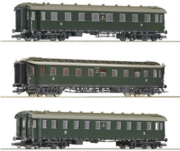 Roco 6200112 H0 3er Set Personenwagen, PKP, Ep. III