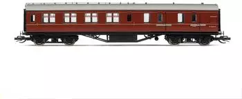 Hornby TT4034A TT Personenwagen 57' Brake Third M5629M, BR, Ep. III