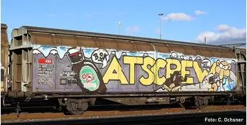 Hobbytrain H24668 N Schiebewandwagen Hbbillns Graffiti-Serie (6), SBB, Ep. VI
