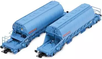 Jouef HJ6230 H0 2-tlg. Set vierachsiger Schwenkdachwagen Taoos, NACCO, Ep. VI