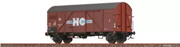 Brawa 51185 H0 Gedeckter Güterwagen Gms HO Handelsorganisation DR Ep. III