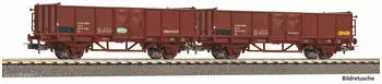 Piko 28327 H0 2er Set Offener Güterwagen mit Graffiti, FS, Ep. V