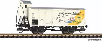 Piko 47853 TT Gedeckter G&uuml;terwagen G02 "Hexenkuss" mit Bremserhaus DR Ep. III
