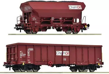 Roco 6600221 H0 2-tlg. Set: Güterwagen Chemoil Ep. VI