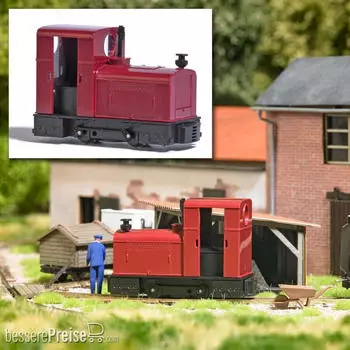 Busch Model 12402 Standmodell Diesellok Deutz OMZ 122 F 1:87 Spur H0f