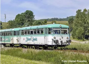 Piko H0 Pi D-Triebwg. Br 798 + Steuerwg. Ulme