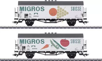 M&auml;rklin K&uuml;hlwagen Migros der DB H0 Ep. &mdash; 2 Stk. (46173)