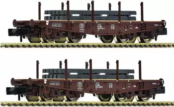 Fleischmann 6660135 N 2-tlg. Set: Schwerlast-Flachwagen S ÖBB Ep. IV