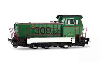 Electrotren ADIF Diesellokomotive Reihe 309, grün/weiß, Ep. VI (HE2027)