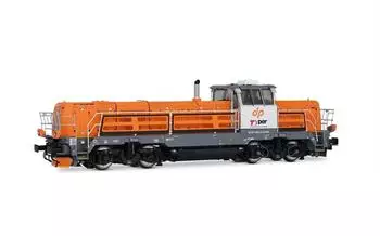 Rivarossi Effishunter 1000 Diesellokomotive Dinazzano Po/TPER, orange, Spur H0 (HR2923)