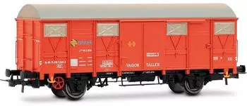 Electrotren 2-achsiger gedeckter Güterwagen J2 Rettungszug RENFE, orange, Ep. IV-V (HE6096)