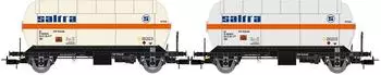 Electrotren 2-tlg. Set 2-achsige Gaskesselwagen Zgkk "Saltra" RENFE Ep. IV (HE6070)
