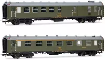 Electrotren HE4037 RENFE 2-tlg. Triebzug 5000, BBD4 + AAR-Bar, olivgrüne Lackierung, Ep. IV (HE4037)