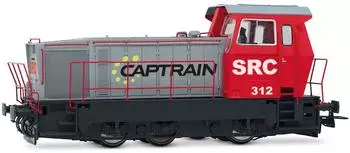 Electrotren Diesel-Rangierlokomotive Baureihe 312 Captrain rot-grau Ep. VI (HE2029)
