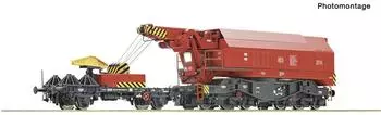 Roco 7320070 H0 Digital-Eisenbahndrehkran (AC) der Deutschen Bahn mit echten Betriebsfunktionen