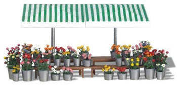Busch Marktstand "Blumen" (1072)