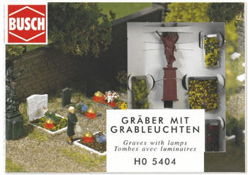 Busch Model Busch Gräber mit Grableuchten (5404)