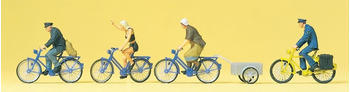 Preiser Radfahrer Fahrradanhänger (10507)