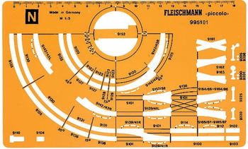 Fleischmann Gleisplanschablone N (995101)
