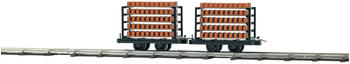 Busch Zwei Ziegeltransportwagen (12203)