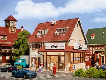 Vollmer Bäckerei Lang mit Inneneinrichtung und Beleuchtung, Funktionsbausatz (43633)