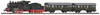 Piko 97933, Piko Start Set Dampflok Personenzug PKP A-Gleis,Bettung (Spur H0)
