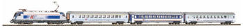 Piko Start-Set mit Bettung E-Lok Taurus mit 3 IC Wagen PKP (97931)