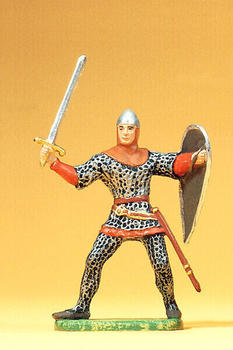 Preiser Elastolin Sammlerfiguren Normanne mit Schwert (51000)