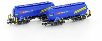 Hobbytrain 2-er Set Uacs Silowagen "Lebensmittel", SBB, Ep. VI (H23485)