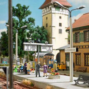 Busch Modellbau - Bahnhof Ausgestaltungs-Set (1623)
