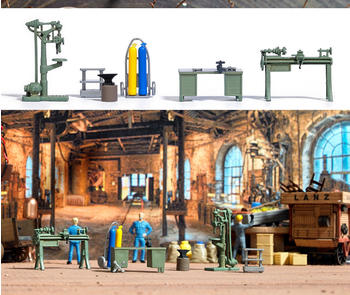 Busch Modellbau - Handwerker-Werkstatt (1185)