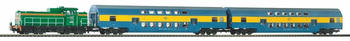 Piko Start-Set SM42 mit Doppelstockwagen PKP (97934)