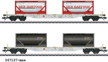 Märklin Container-Tragwagen-Set Sgns, AAE, Ep. VI (47137)