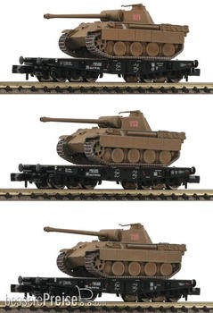 Fleischmann 3-tlg.Set Schwerlastw.+Panther, DRB , Ep. II (845606)
