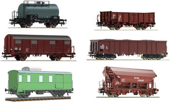 Roco H0 6er-Set Güterzug DR (76030)
