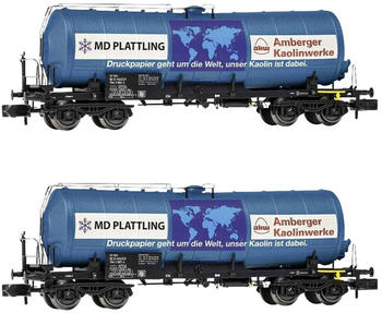 Arnold 2er Set 4achsige Kesselwagen Amberger Kaolinwerke, NACCO, Ep. V-VI (HN6542)