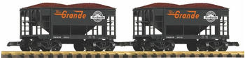 Piko 2er Set Schüttgutwagen D&RGW Gartenbahn Spur G (38931)