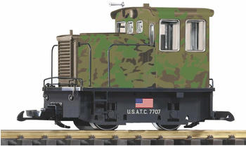 Piko G-US Diesellok GE 25-Ton US Army R/C für Batteriebetrieb w/S Spur G Sound-US Diesellok GE-25Ton US Army RC inkl. Sound-Decoder (38511)