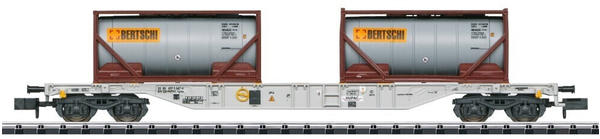 Trix Modellbahnen Mini18490 N Containertragwagen mit Tankcontainer HUPAC S.A