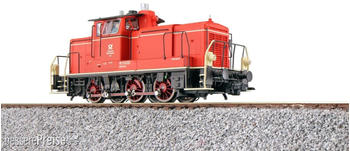 ESU Diesellok, H0, BR V60, Post Lok 5, rot, Ep. IV, Vorbildzustand um 1987, LokSound (31423)