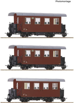 Roco 3-teiliges Set: Schmalspur-Personenwagen, ÖBB, Ep. IV (34103)
